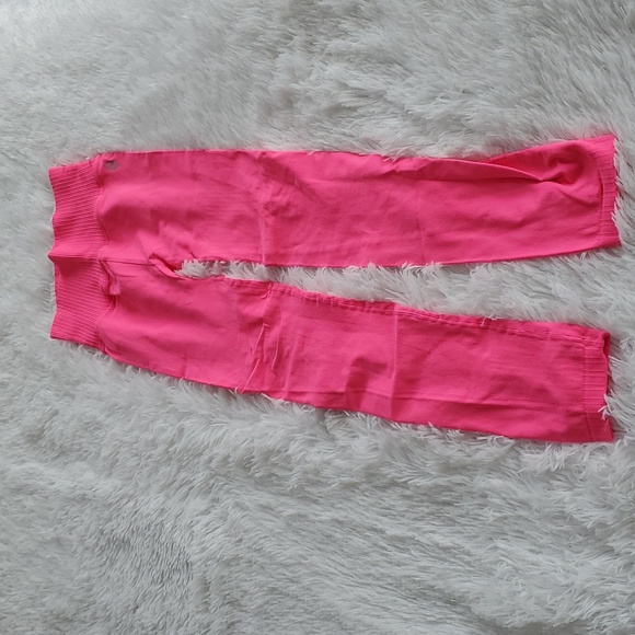 31. Free People High-Rise 7/8 Good Karma Leggings Tropical Pink - Picture 5 of 11